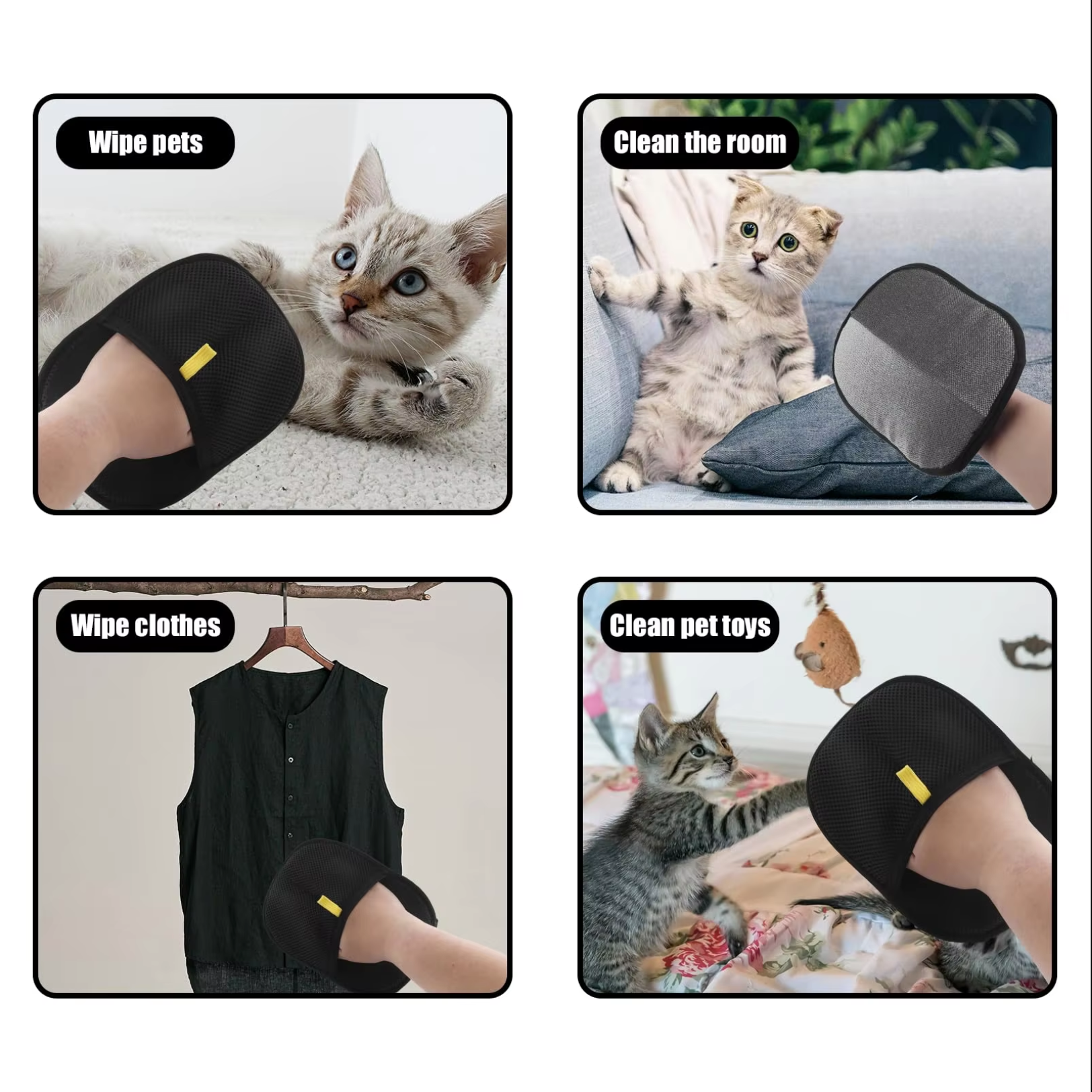 StaticGrip™ | Electrostatic Pet Hair Remover Glove