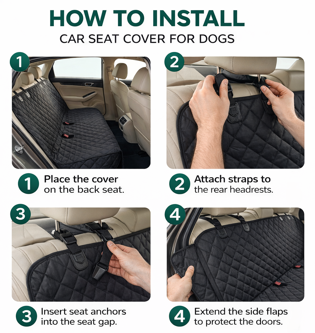 Petzy Waterproof Dog Car Seat Cover